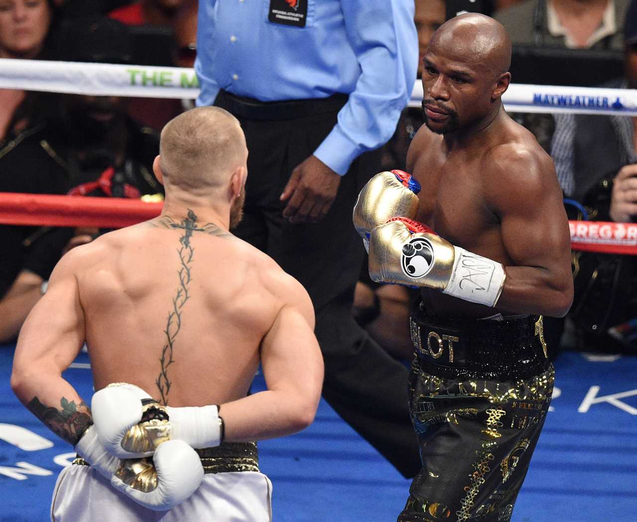 Conor McGregor's brutal two-word reply to Floyd Mayweather titled Not interested hints at a shock boxing rematch