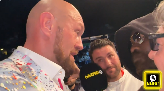 Tyson Fury hears Derek Chisora say that he will lose to Anthony Joshua, as their rivals clash after Joyce v Parker.