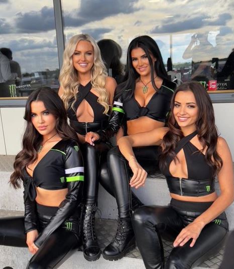 Kayleigh Debono, a stunning boxing ring girl, works on Silverstone grid hours after Joe Joyce beat Joseph Parker