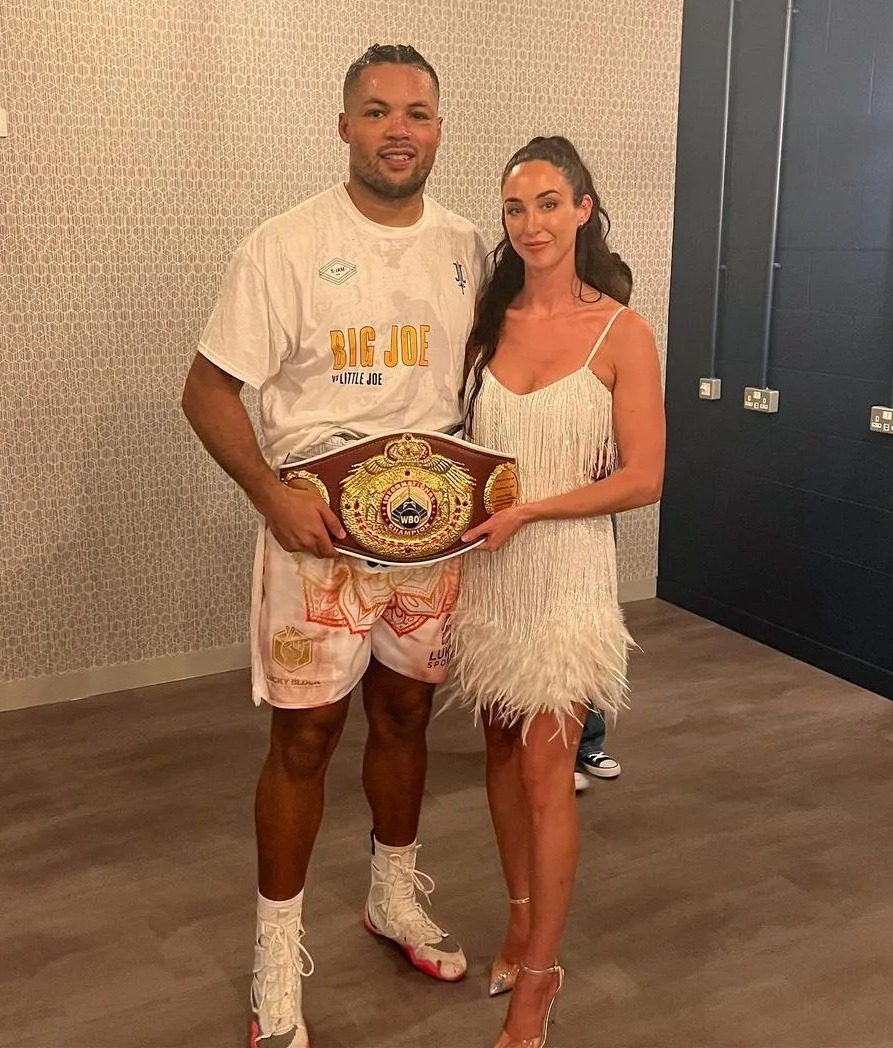 Joe Joyce's beautiful jet-setting girlfriend Nadine, who works in an A&E nursing position at a London hospital.