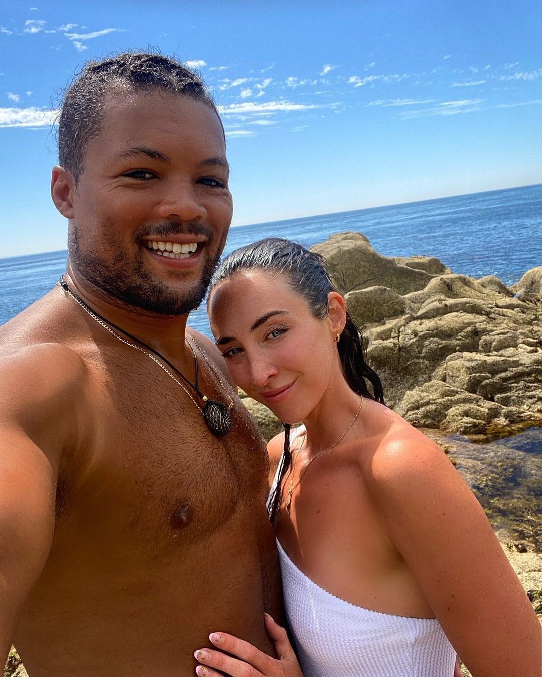 Joe Joyce's beautiful jet-setting girlfriend Nadine, who works in an A&E nursing position at a London hospital.
