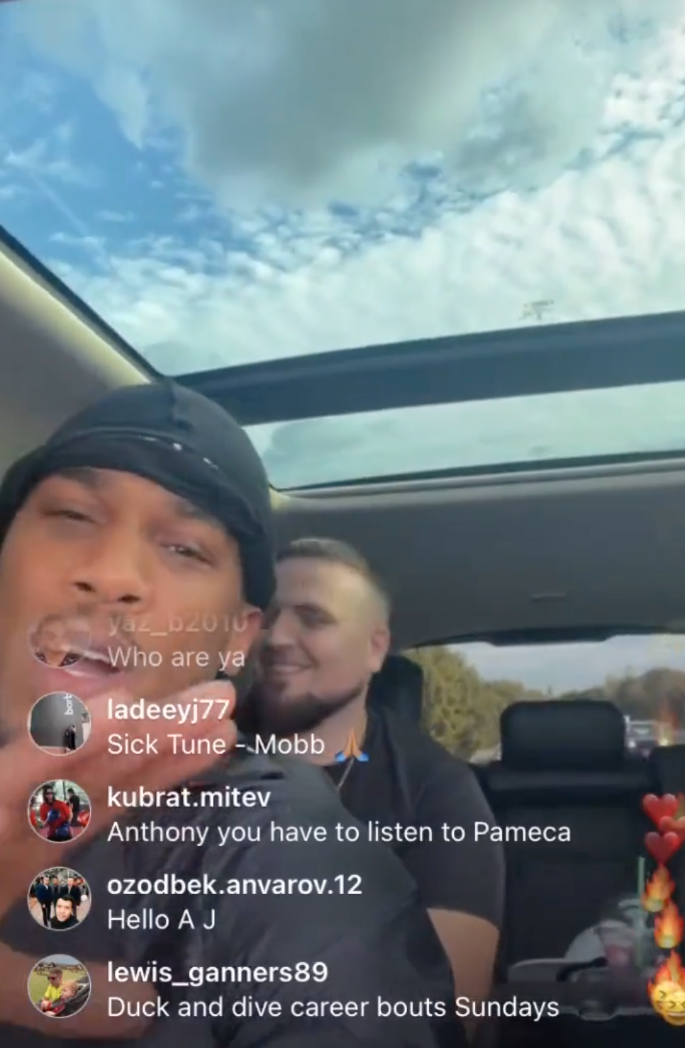 Anthony Joshua's freestyle rap video promises to sign Tyson Fury's contract.