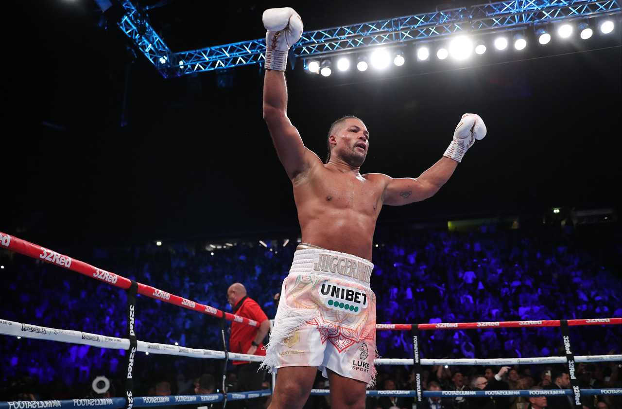 Next up for Joe Joyce are five fights, including a world title shot against Usyk as well as a Wilder clash following Parker KO.