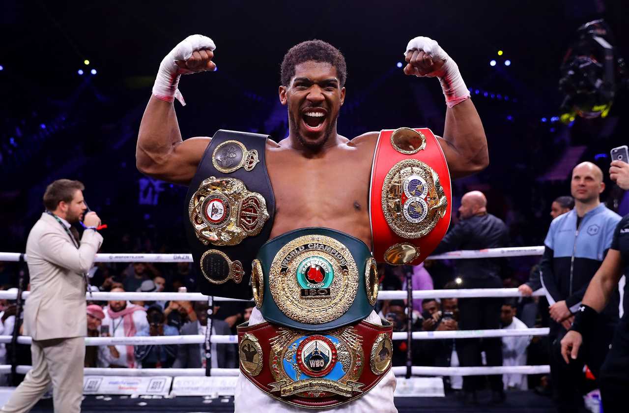 Tyson Fury displays a huge belt collection, but HIDES IBF title after being stripped by Anthony Joshua