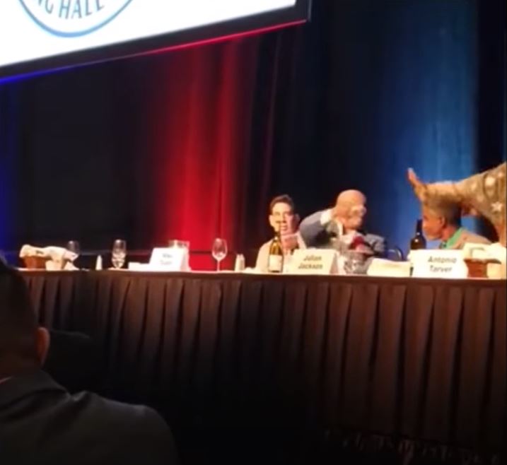 After seeing Don King for the first time since suing for $100million, Mike Tyson snaps at him.