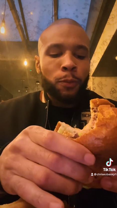 Eubank Jr. eats a greasy burger just nine days before Benn weighs in at his lowest weight ever.