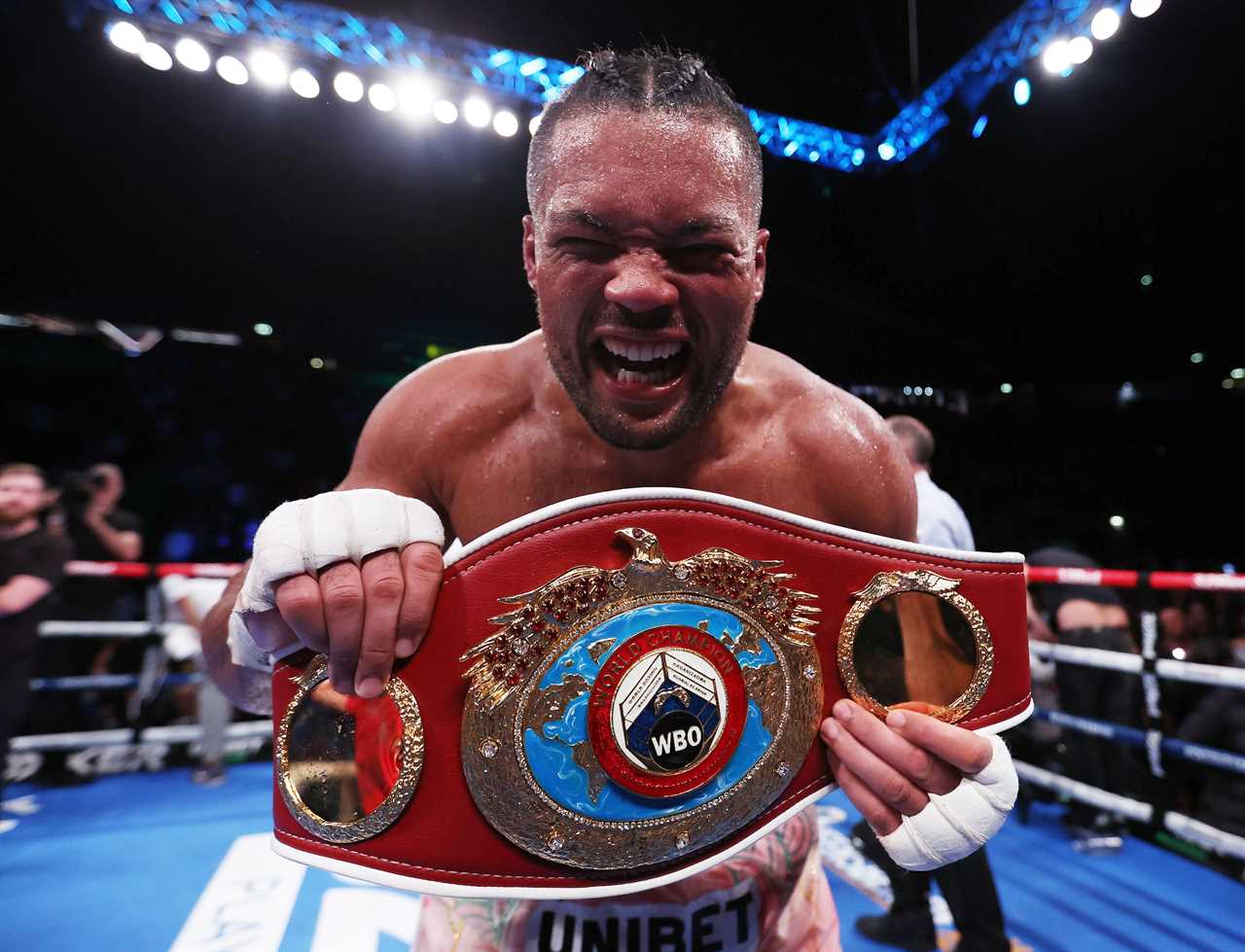 Joe Joyce was a cheerleader and a springboard diver before he became feared as a heavyweight boxer.