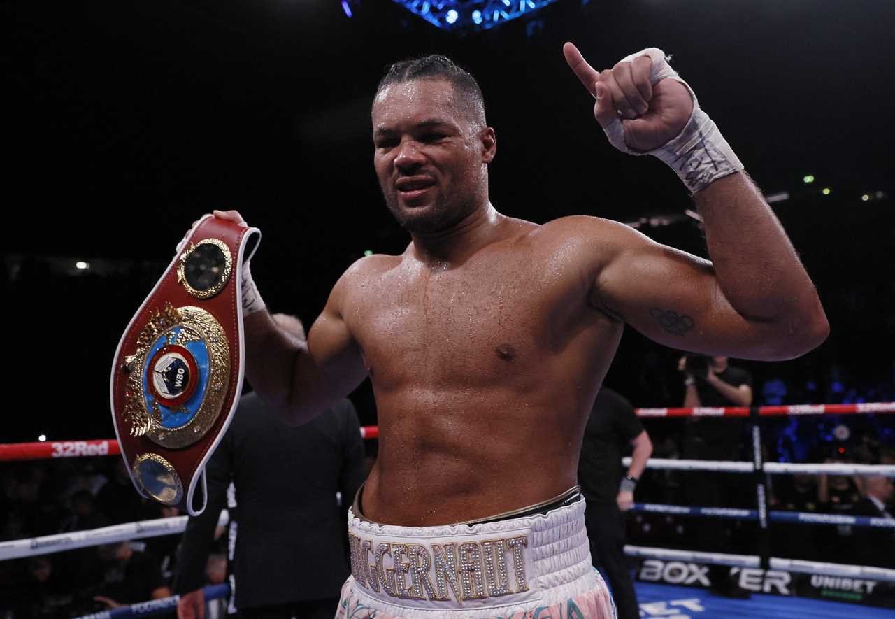 Joe Joyce was a cheerleader and a springboard diver before he became feared as a heavyweight boxer.
