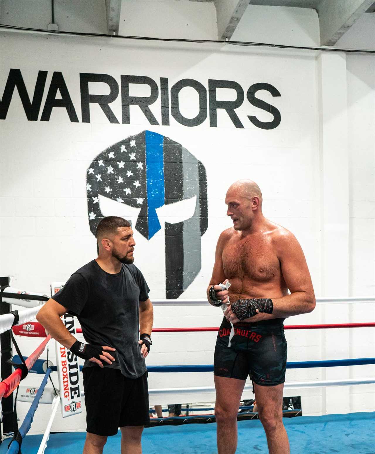 Ricky Hatton shared a throwback photo of Tyson Fury and him before their amazing body transformations.