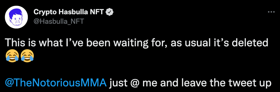 UFC star Conor McGregor calls Hasbulla to sparring match, as he continues his feud with the social media icon