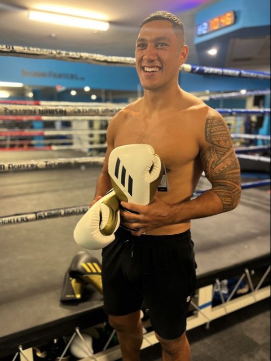 After being arrested at nightclub, Jai Opetia, boxing champion, told police to f*** off by urinating in his cell.