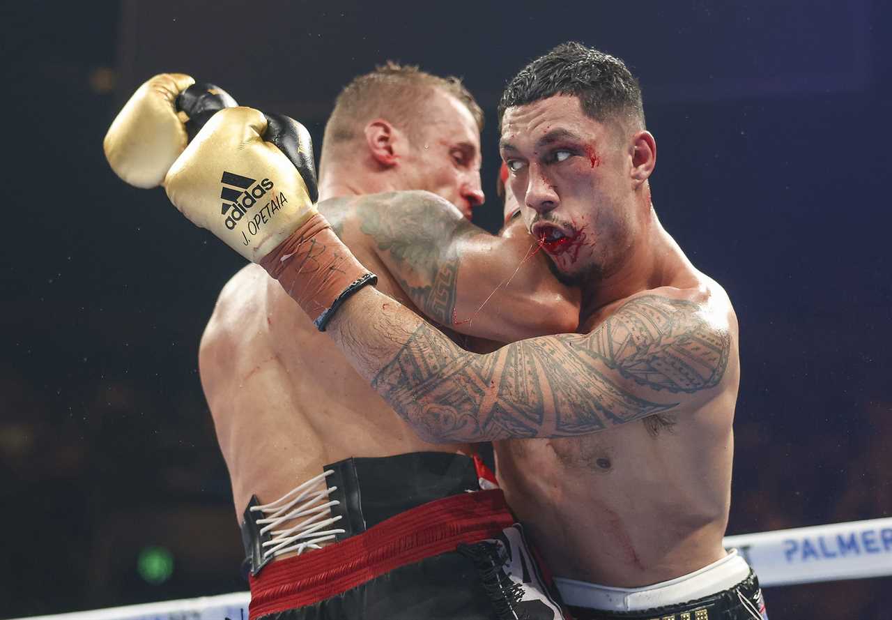 After being arrested at nightclub, Jai Opetia, boxing champion, told police to f*** off by urinating in his cell.