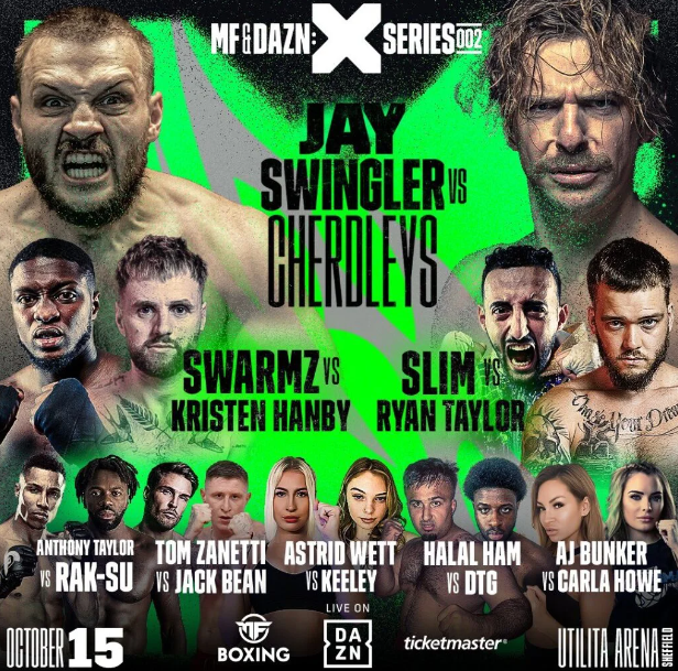 Jay Swingler vs Cherdleys: Misfits Boxing: Time, UK Start Time, Live Stream, Undercard, including Slim vs Ryan Taylor