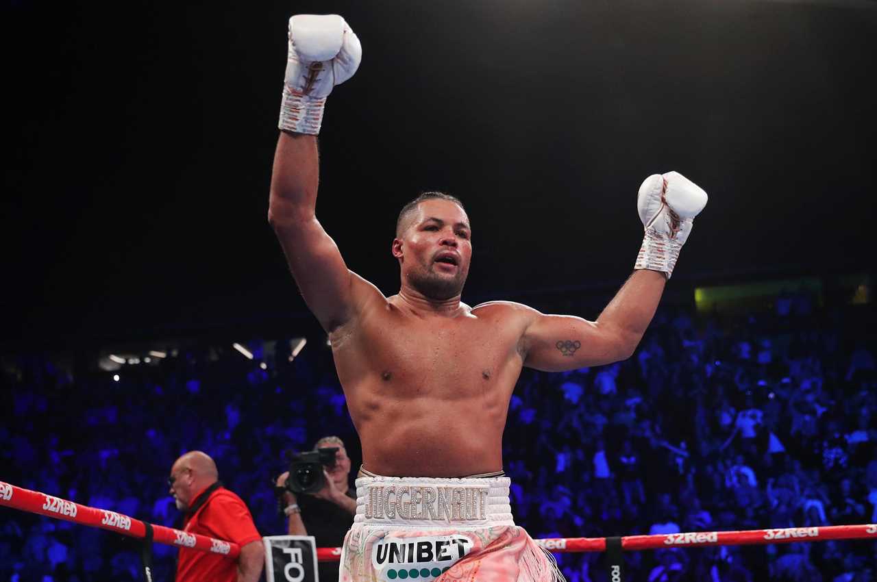 Joe Joyce calls BOTH Tyson Fury and Anthony Joshua to Juggernaut in desperate need of an all-British December dustup