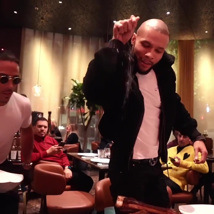 Chris Eubank Jr. posted a video of himself eating a huge steak at Salt Bae's restaurant days before he had to lose his weight.