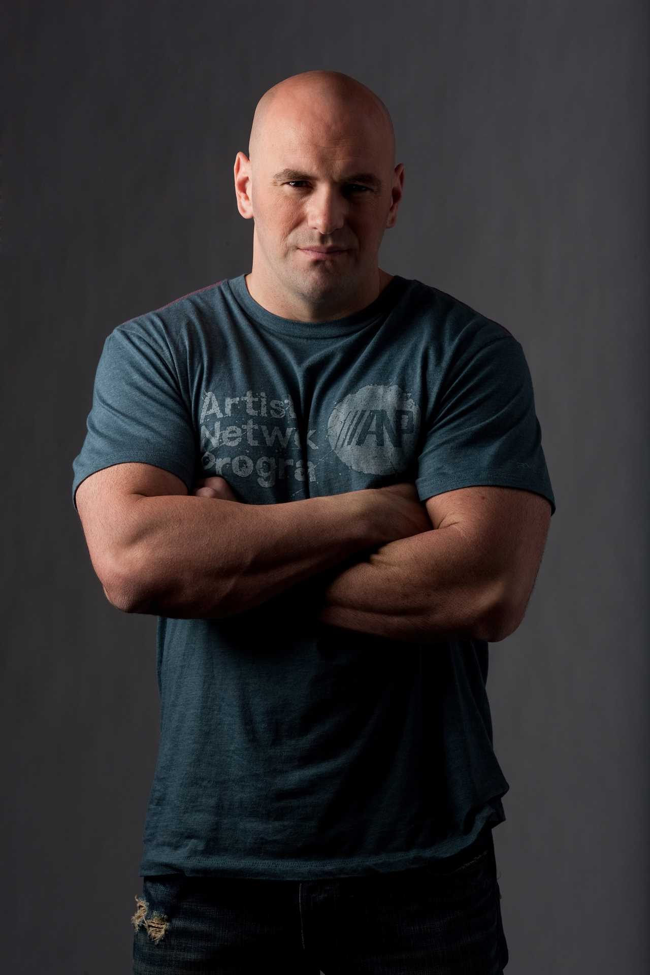 UFC chief Dana White displays six-pack after being told he only had 10 years left to live.