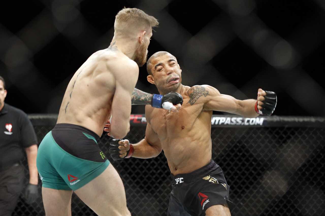Jose Aldo recalls Conor McGregor calling him completely drunk talking sh** but hails his former foe a good person.