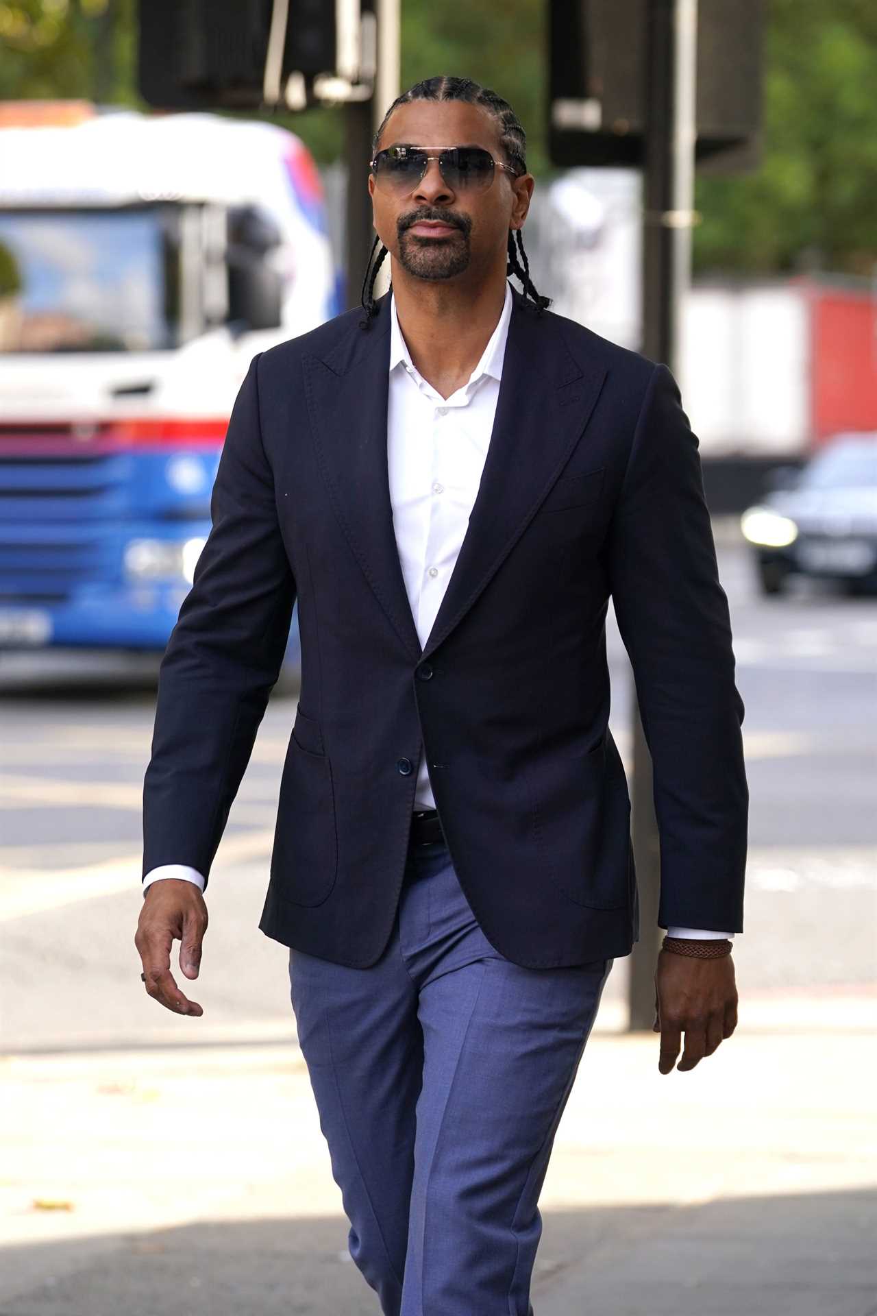 After 'assaulting man at Hammersmith Apollo', David Haye, Boxer, arrives for trial