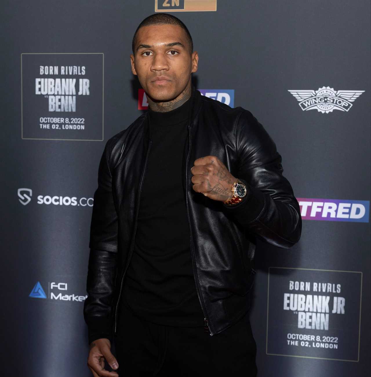 Conor Benn and Chris Eubank Jr joined other celebs, including Love Island stars, on the red carpet at fight week's launch party