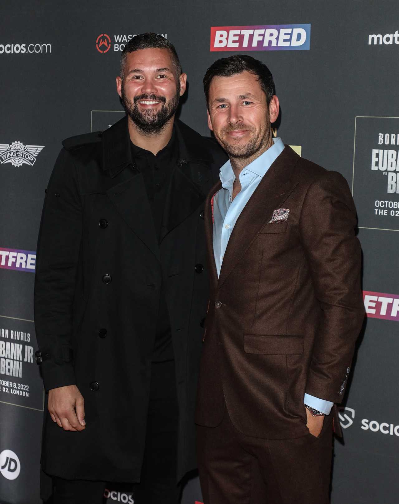 Conor Benn and Chris Eubank Jr joined other celebs, including Love Island stars, on the red carpet at fight week's launch party