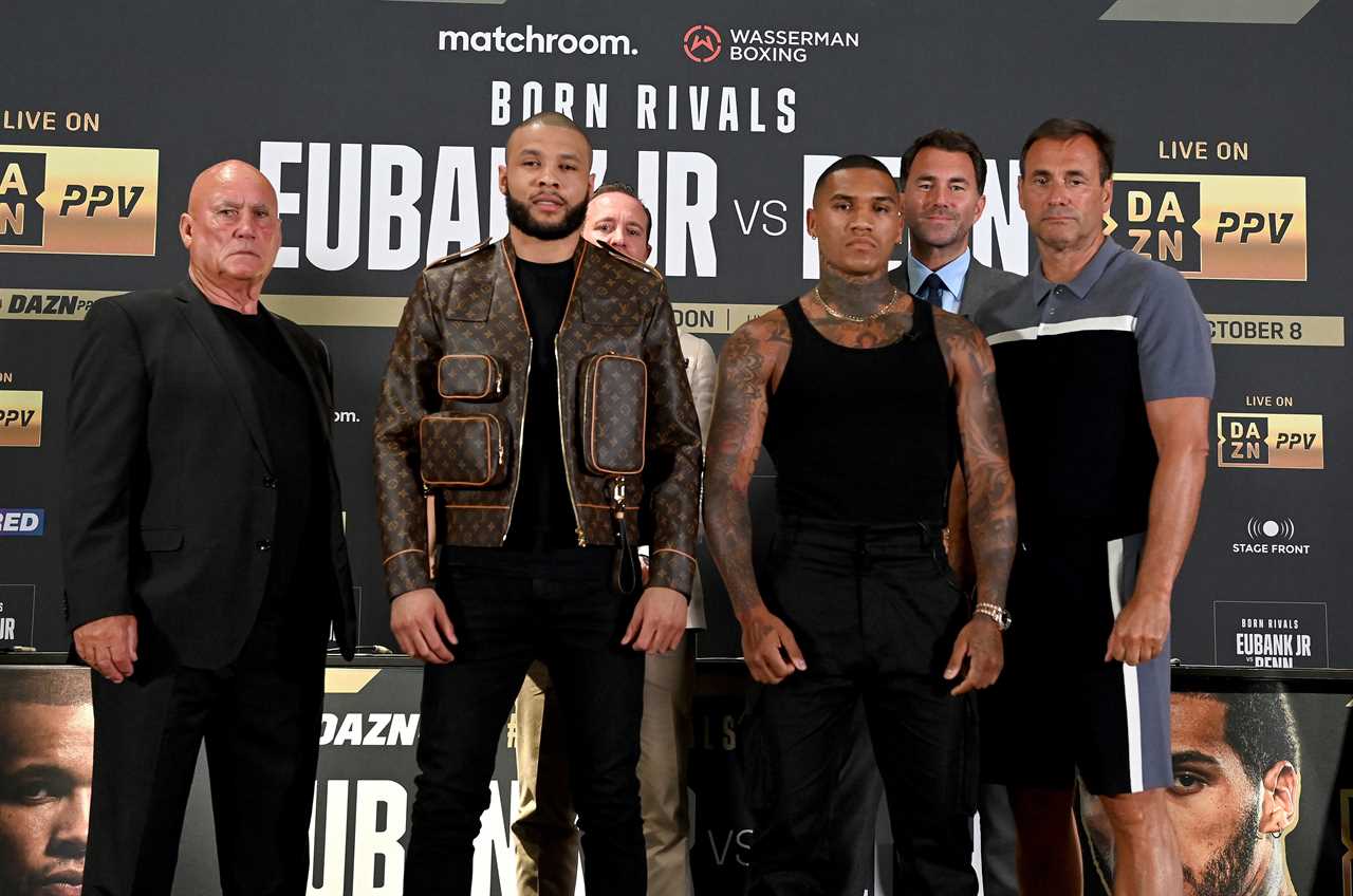 Conor Benn will fight Chris Eubank Jr despite failing drugs tests. Eddie Hearn issues statement
