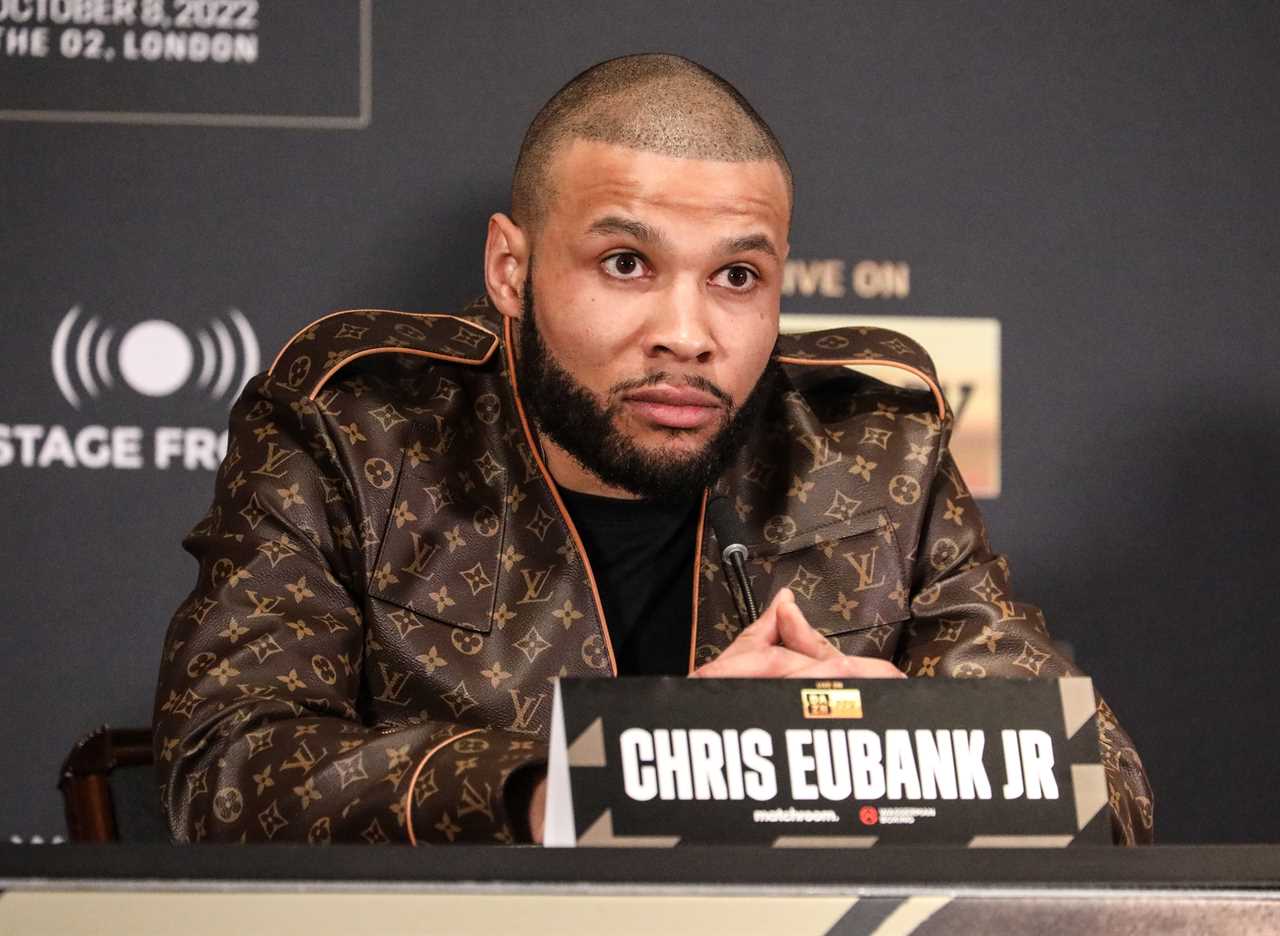 Chris Eubank Jr. tweets his response to Conor Benn’s failed drug test days before the all-British grudge match