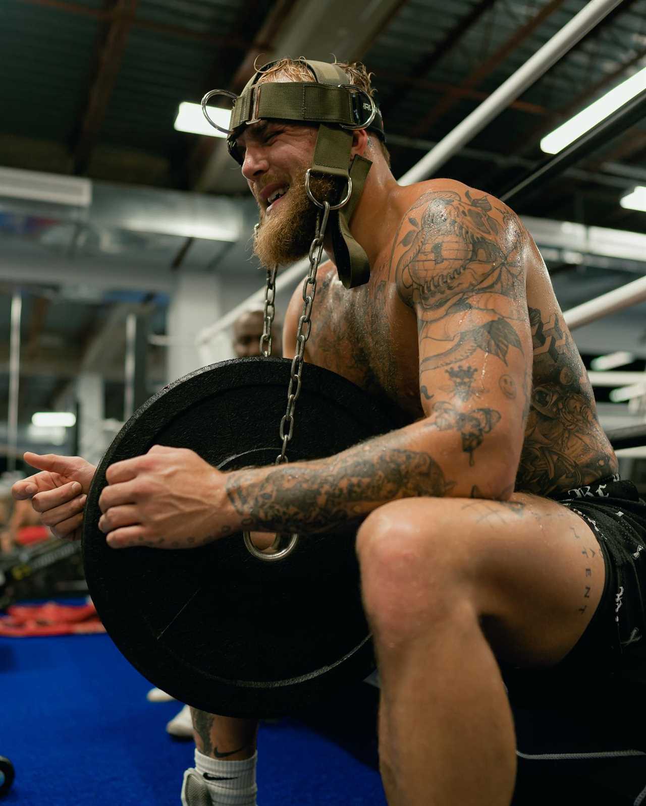 Jake Paul shares photos of grueling training camp and promises the world a 'new fighter' against Anderson Silva