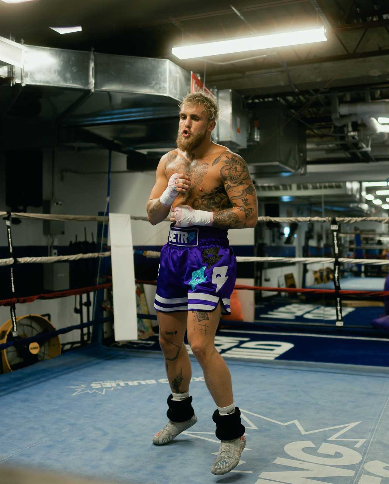 Jake Paul shares photos of grueling training camp and promises the world a 'new fighter' against Anderson Silva