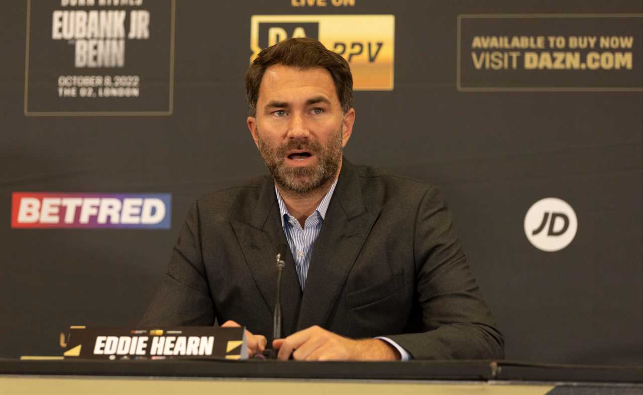 Eddie Hearn creates art out of contradiction and hypocrisy as he blames everyone for the Benn vs Eubank chaos