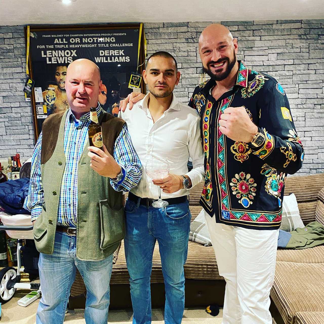 Tyson Fury sends Roman his best wishes ahead of his pro boxing debut.