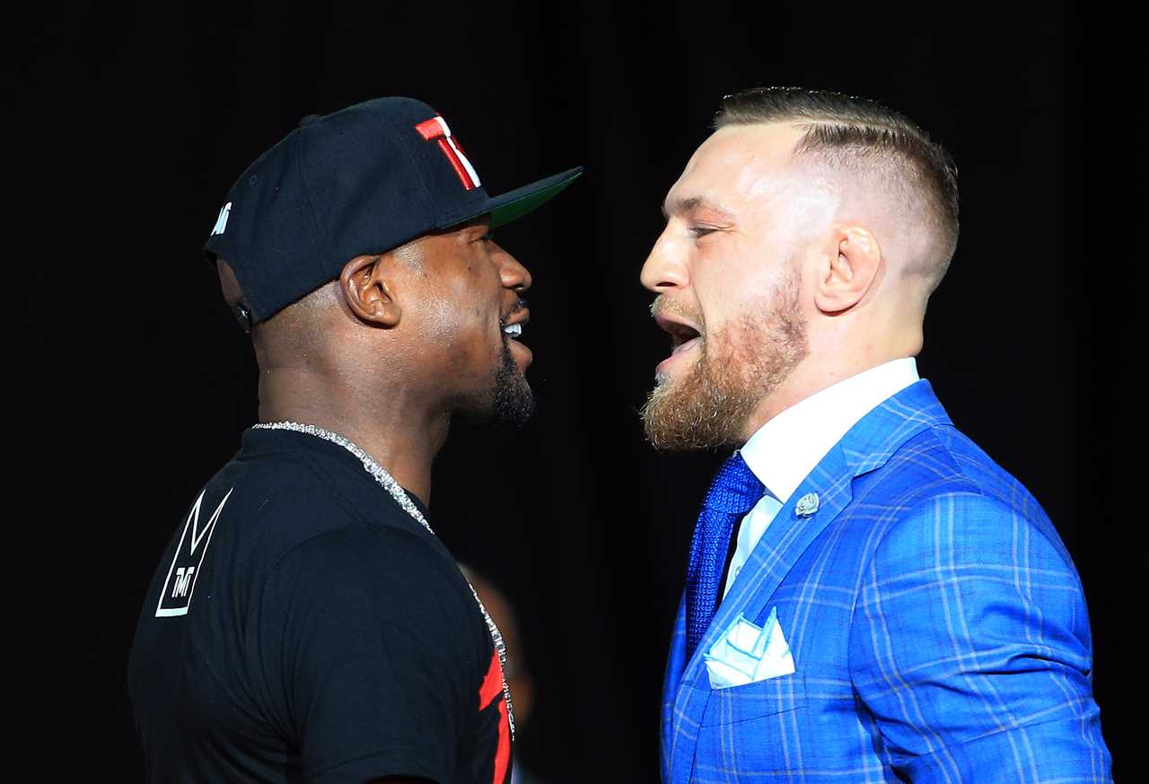 Floyd Mayweather shocked to talk about fighting Conor McGregor TWICE – in MMA and boxing – in a world record PS1.3BILLION agreement