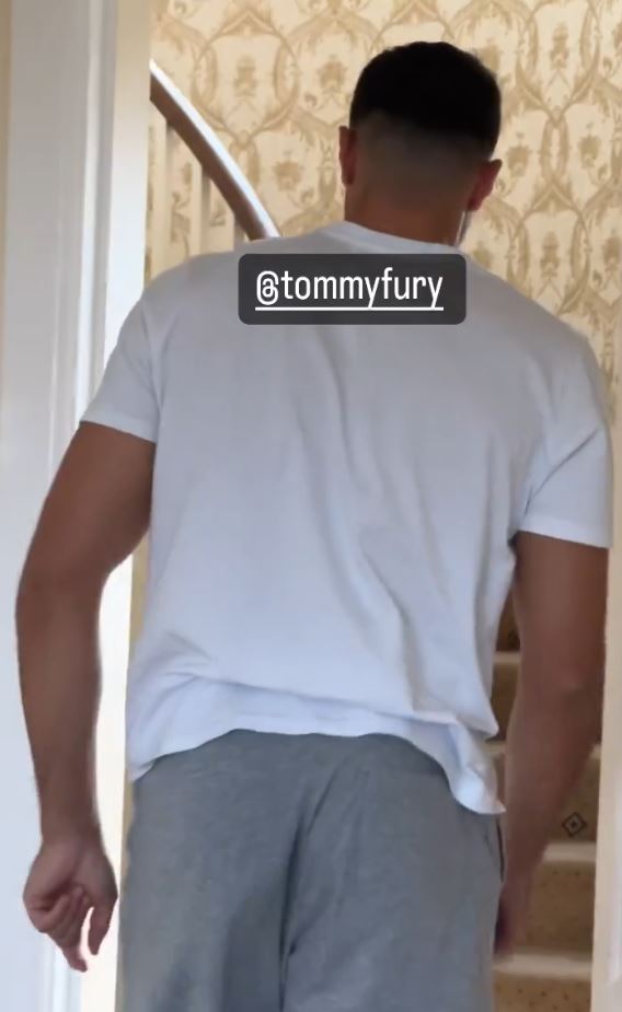 Tyson Fury makes Tommy feel embarrassed after he smashed him at Fifa...before Love Island star storms out.