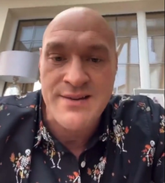 Tyson Fury sends brutal message to Deontay Wilder on anniversary of trilogy fight… but wishes him good luck on return