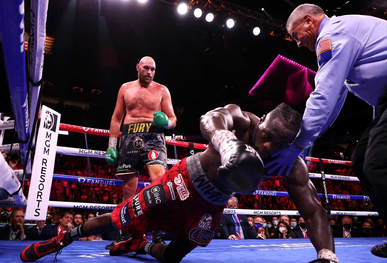 Tyson Fury sends brutal message to Deontay Wilder on anniversary of trilogy fight… but wishes him good luck on return