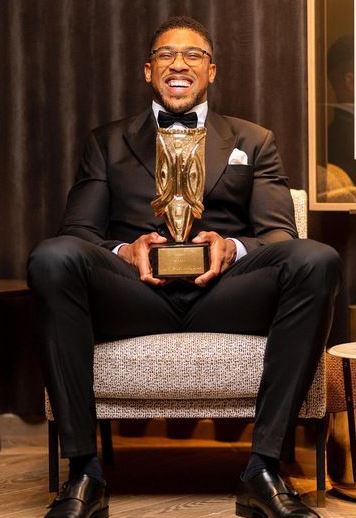 Suited-up Anthony Joshua picks up another title as he’s given History Maker Award at Best of Africa bash