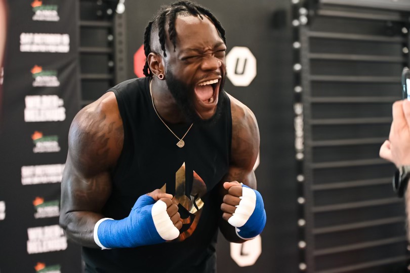 Deontay Wilder insists that Anthony Joshua's fight must take place before American boxing returns.