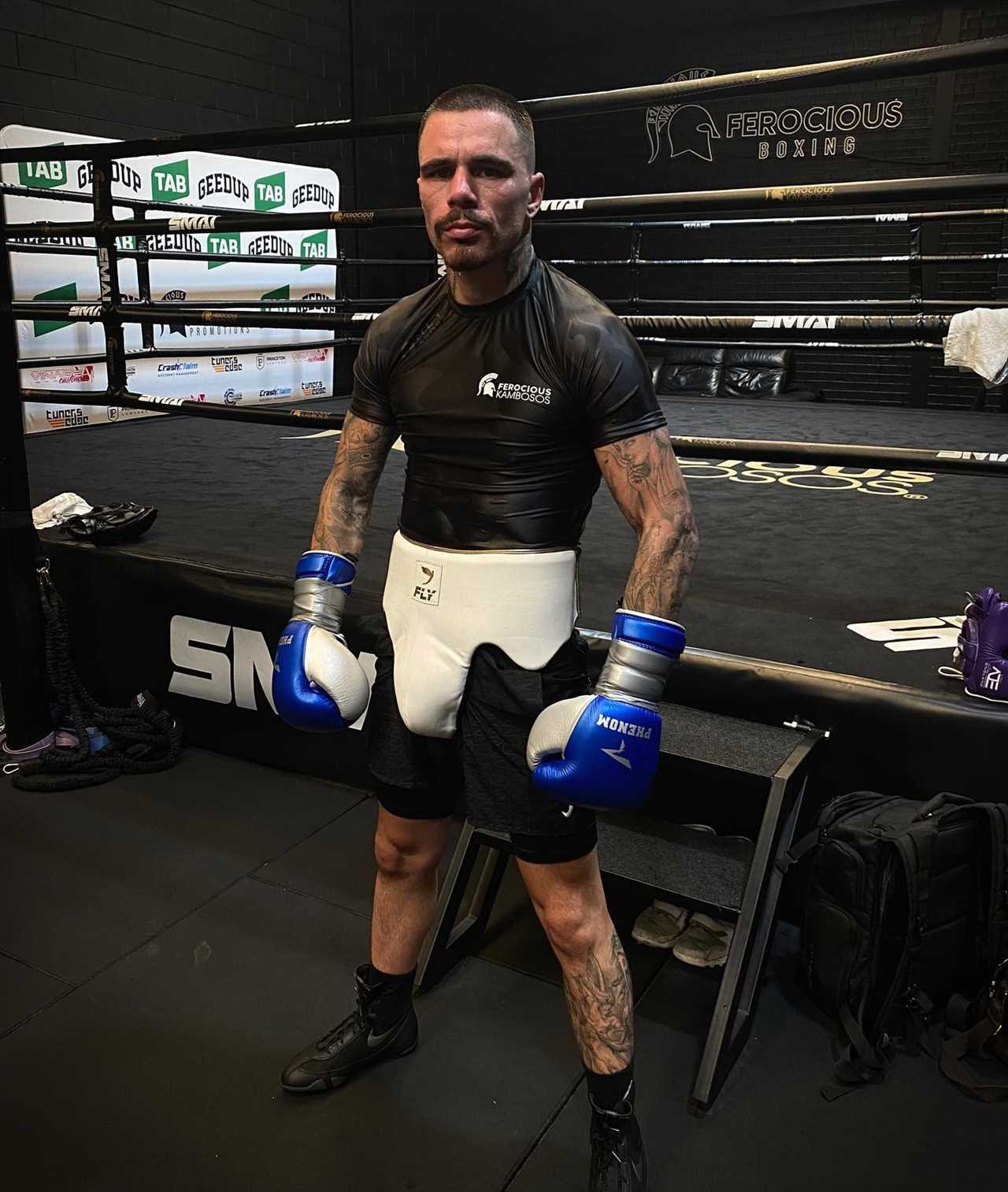 George Kambosos Jr, the Underdog, slept in his GYM far from his family because he was 'back to dark' for Devin Haney's rematch