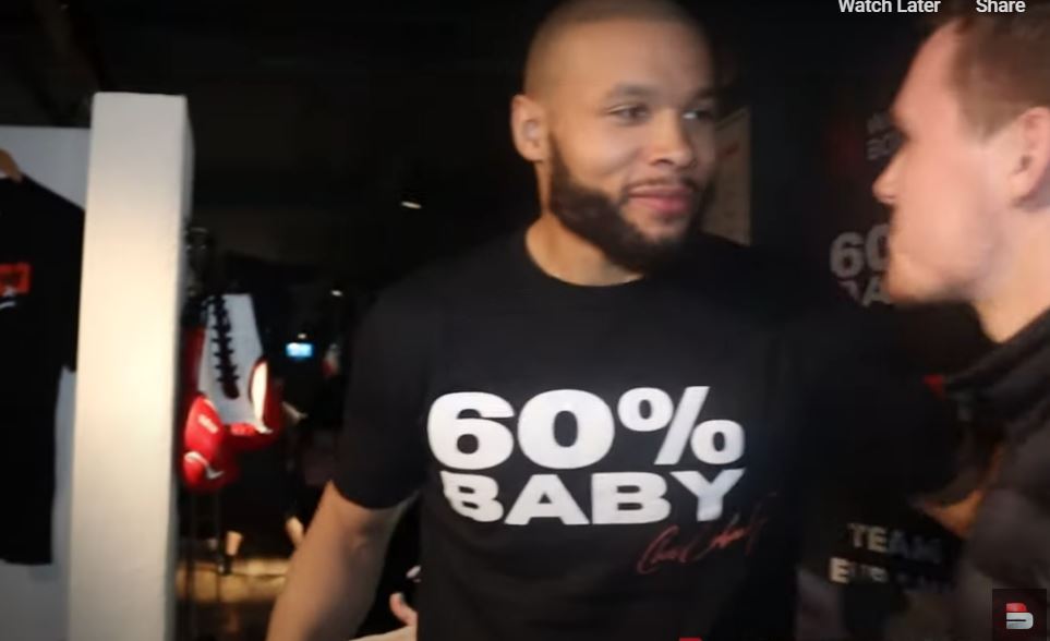 Chris Eubank Jr. bizarrely signs university student’s LAPTOP during meet-and-greets with fans following Conor Benn's drug testing scandal
