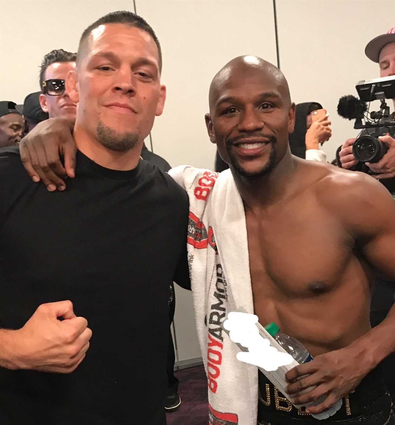 Floyd Mayweather offers shock fight to Nate Diaz, UFC legend in Japan. Promoter plans to hold talks