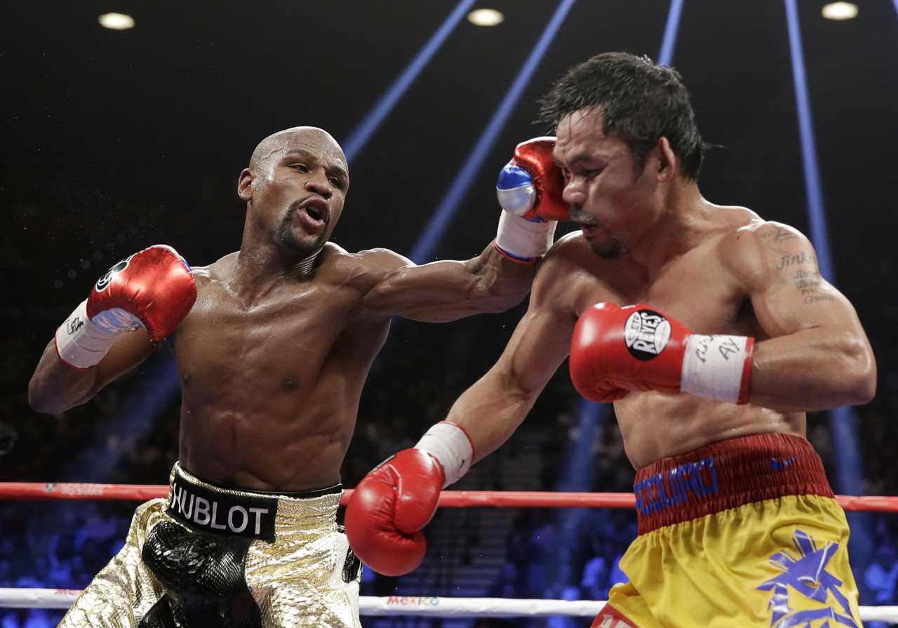 Manny Pacquiao asks Floyd Mayweather to rematch the fight seven years after his loss.
