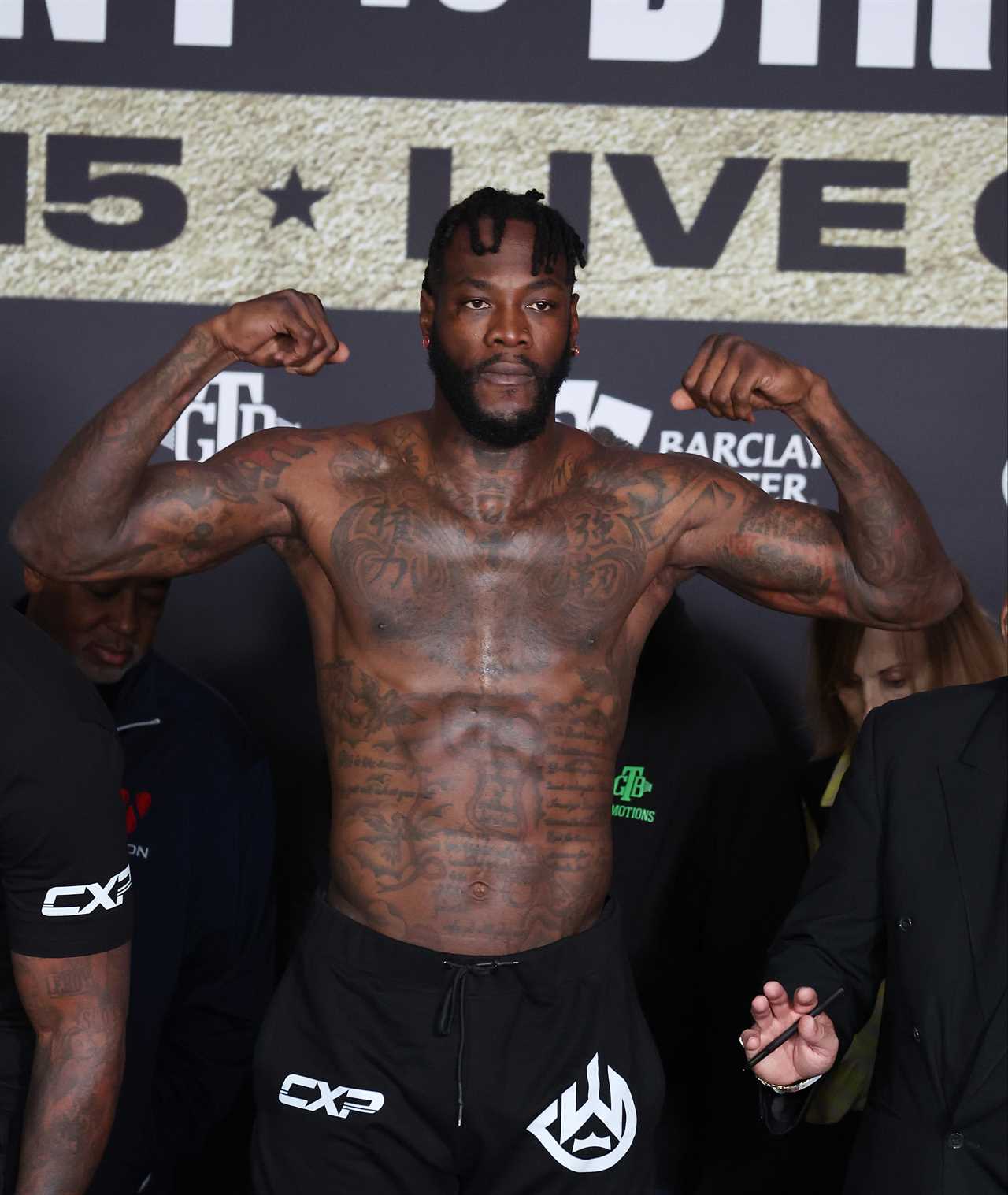 Deontay wilder is almost two STONE lighter in Helenius fight than he was for Tyson Fury's trilogy loss