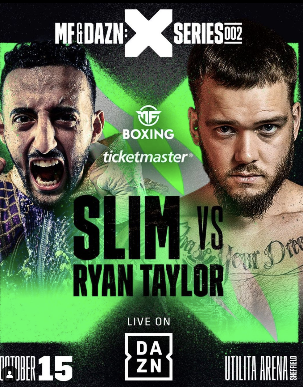 Ryan Taylor vs Slim: UK start time, live streaming, TV channel, Undercard for Misfits boxing event