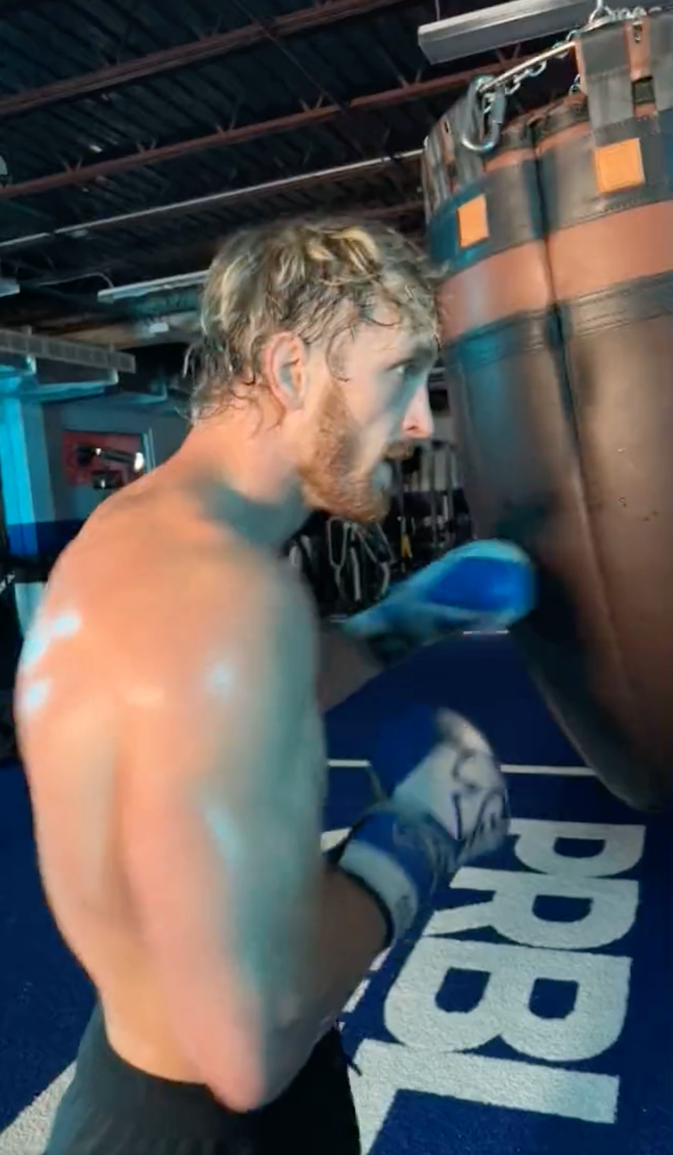 Logan Paul jokes that he's back to boxing training after mocking JMX on the Misfits Boxing card