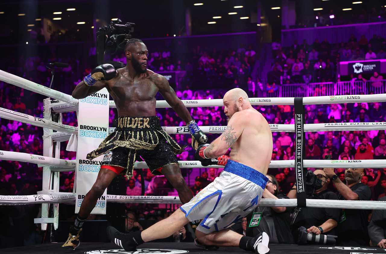 Amazing to Be Back - Watch Deontay Wilder knock out Robert Helenius in the FIRST ROUND of a return fight with a brutal right hand