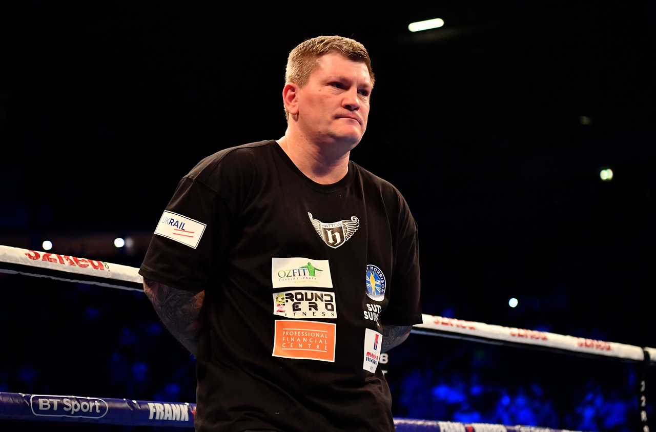 Ricky Hatton admits he wanted to ‘rip the TV off the wall’ during Anthony Joshua’s emotional rant after Usyk loss
