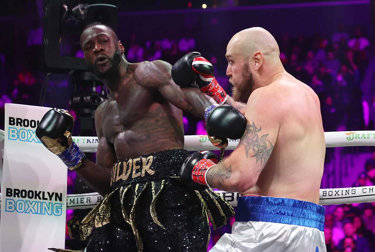 Deontay Wilder visits Robert Helenius in his hotel room to APOLOGISE for brutal KO as he’s released from hospital