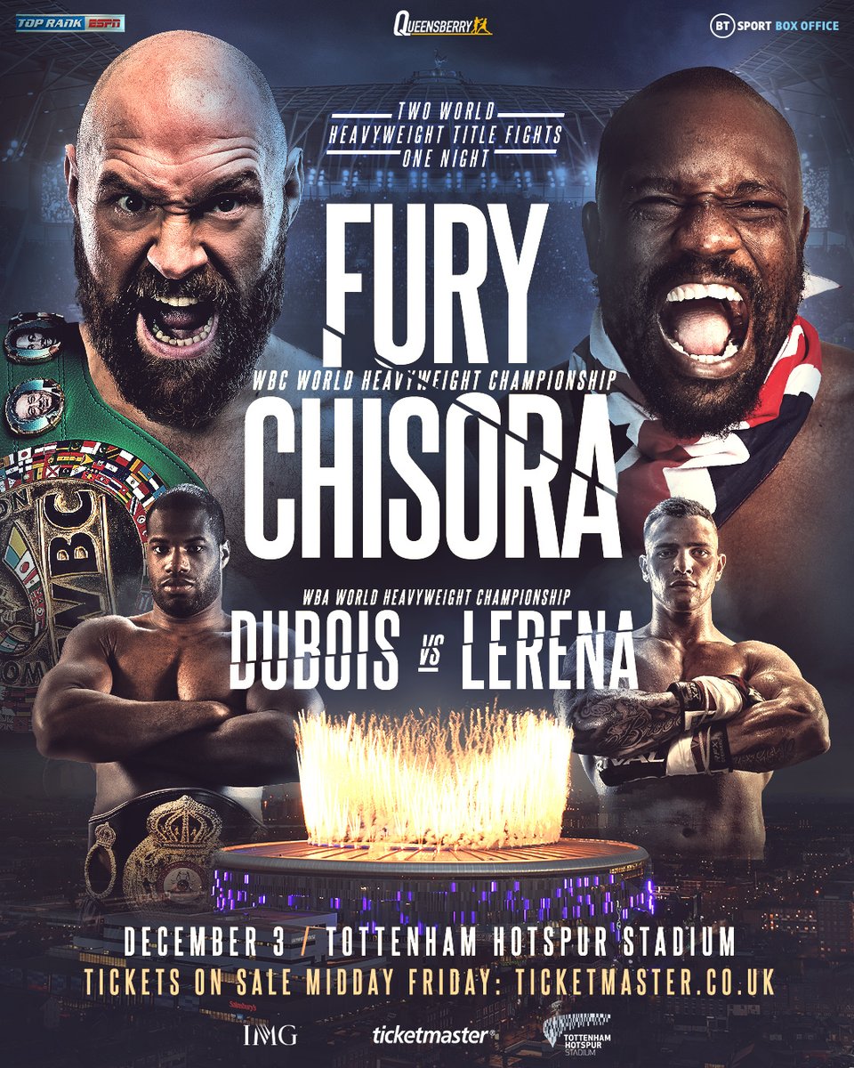 Tyson Fury vs Derek Chisora 3: Date, UK start time, live stream, TV channel CONFIRMED, undercard – all the details