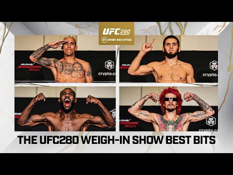 The best bits from the UFC 280 Weigh-in Show  Charles Oliveira v Islam Makhachev  BT Sport