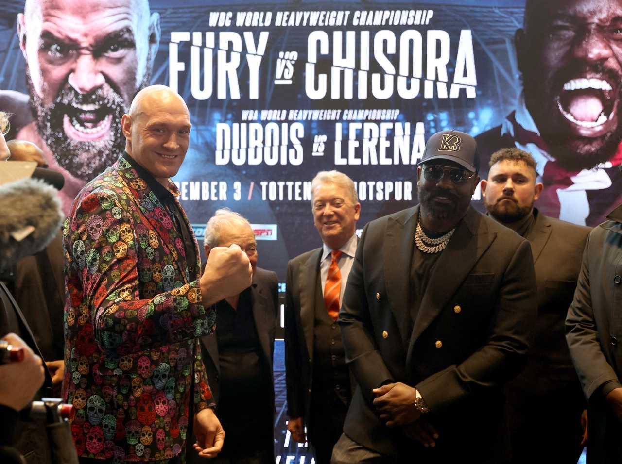 Boxing fans warned to wrap up warm for Tyson Fury vs Derek Chisora for freezing outdoor December fight