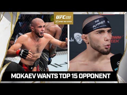 Muhammad Mokaev wants a top 15 opponent and a title fight next year  UFC 280 post-fight interview